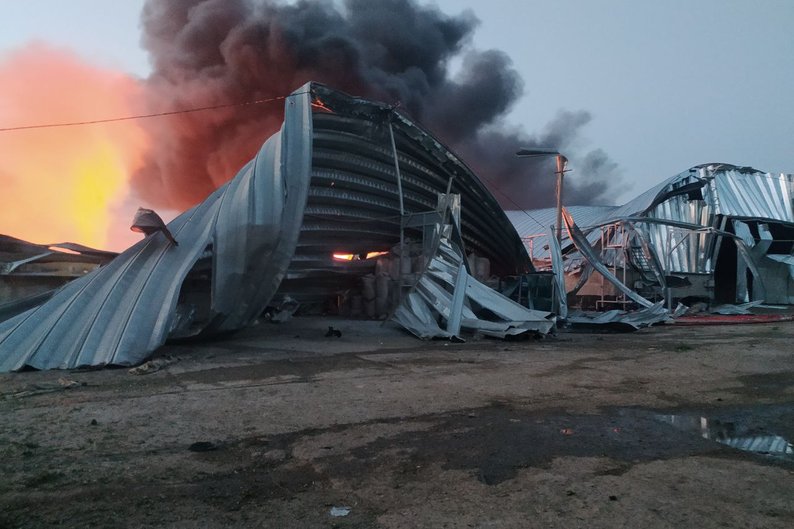 Ракети влучили в зерновий термінал на Одещині